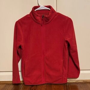 Amazon Essentials Red Fleece Jacket